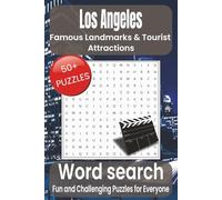 Los Angeles Word Search Puzzle Book: Word Searches with Easy to Read Print about Los Angeles, Tourist Attractions, Landmarks and More I 6x9 inches, ... Holidays, Free Times and Stress Relief