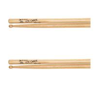 Los Cabos 3A Red Hickory Wood Tip Drumsticks 2 Pair Pack