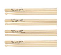 Los Cabos 5A Hickory Wood Tip Drumsticks 4 Pair Pack