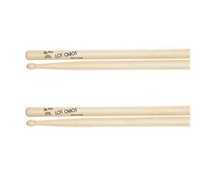 Los Cabos 5A Maple Wood Tip Drumsticks 2 Pair Pack
