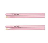 Los Cabos 5A Pink Hickory Wood Tip Drumsticks 2 Pair Pack