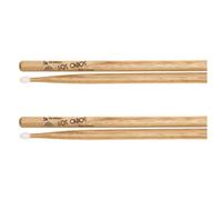 Los Cabos 5A Red Hickory Nylon Tip Drumsticks 2 Pair Pack