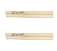 Los Cabos Concert Hickory Wood Tip Drumsticks 2 Pair Pack