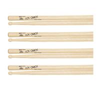 Los Cabos Jazz Hickory Wood Tip Drumsticks 4 Pair Pack