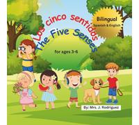 Los cinco sentidos/The Five Senses: bilingual book English/Spanish
