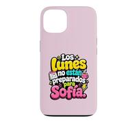 Los Lunes no están preparados para Sofía humor frase Case for iPhone 13