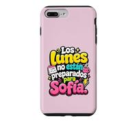 Los Lunes no están preparados para Sofía humor frase Case for iPhone 7 Plus/8 Plus