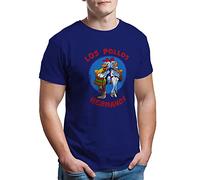 Los Pollos Hermanos Restaurant Bad Breaking Inspired Men's T-Shirt for Mens Royal Blue