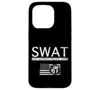 Los Suenos Police SWAT Ready Or Not For Action Tactical Game Case for iPhone 15 Pro