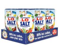 LOSALT - Reduced Sodium Salt | Original (non-iodised) | Great Tasting Salt Alternative/Substitute with 66% less sodium | 350g tub (case of 6)