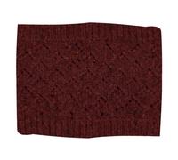 Losange Recycled Wool Snood Burgundy one size