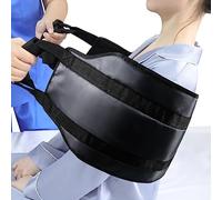 LOSCHEN 110cm Patient Transfer Sling, Extra Wide, Bed Transfer Care Sling for Disabled, Elderly, Geriatric, Injured People, Safe to Move from car, Wheelchair, Bed (Black, Extra Wide)
