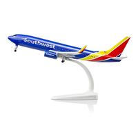 Lose Fun Park 1/300 Scale Model Plane Diecast Airplanes American Southwest Airlines Boeing 737 Model Airplane for Collections & Gifts