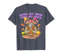Lose My Mind Find My Soul Eat Magic Mushrooms Psychonaut T-Shirt, Men, Heather Blue, Medium