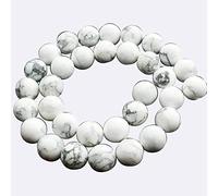 Lose Perle runden natürlichen Edelstein für DIY Schmuck Halskette Armband machen handgemachte weiße praktisch und beliebtLanglebig und schön.