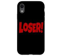 LOSER THE WORD LOSER ON A TEE DESIGN THAT SAYS LOSER Case for iPhone XR