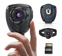 Losfom Z12 Mini Body Camera-1080P Wearable Camera with Audio, 5-Hour Battery, Clip & Strap Included, Night Vision Small Body Cam for Civilians, Delivery, Daily Recording, Personal Safety (256GB)
