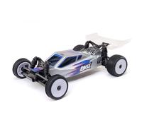 LOSI RC Car Micro-B 2WD Buggy, Silver RTR (Everything Needed to Run is Included), LOS00007T2