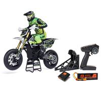 LOSI 1/4 Promoto-SM FXR Supermoto Remote Controlled Motorcycle RTR with Flywheel Stabi Shock Absorber 3 Riding Modes Brushless Chain Drive Clutch Including Battery and Charger