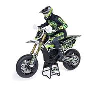 LOSI 1/4 Promoto-SM FXR Supermoto Remote Controlled Motorcycle RTR with Flywheel Stabi Shock Absorber 3 Riding Modes Brushless Chain Drive Clutch without Battery and Charger