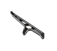 Losi Chassis Brace, Front, Black, Aluminum: MTXL LOS351004