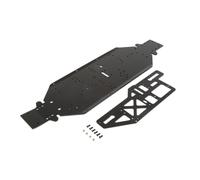 Losi DBXL-E Chassis with Brace Plate 4mm Black Z-LOS251050