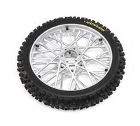 Losi Dunlop MX53 Front Tyre Mounted 1/4 Promoto-MX Chrome Z-LOS46006