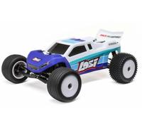 Losi 1/18 Mini-T 2.0 2S 2 Wheel Drive RTR Brushless Stadium Truck Battery & Charger Included Blue LOS-1056T2