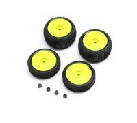 Losi Tires Wheels Mounted Yellow 1/24 Micro-B Z-LOS-1762