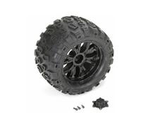Losi Wheel and Tyre Mounted 2 TEN MT RC Monster Truck Z-LOS43010