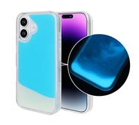 Losin Fluorescent Case Compatible with iPhone 16 Quicksand Case Liquid Glow Sand Phone Case Luxury Glow in The Darkness Noctiluncent Liquid Luminous Sand Fashion Luxury Cover for Women and Men