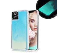 Losin Fluorescent Case for Apple iPhone 11-6.1 inch Luxury Glow in The Darkness Noctiluncent Liquid Luminous Sand Hard PC & Soft TPU Case