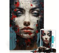 Losing Faith 1000 Piece Jigsaws for Teenagers Puzzle DIY Fun Bright Hue Pattern Build Wall Accent (38x52cm)