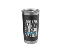 Losing Hair - Gaining Strength Stainless Steel Insulated Tumbler