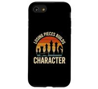 Losing pieces builds character funny chess player joke Case for iPhone SE (2020) / 7/8