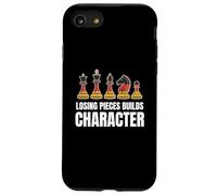 Losing Pieces builds character German flag chess pieces Case for iPhone SE (2020) / 7/8