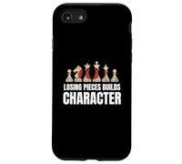 Losing Pieces builds character Japan flag chess pieces Case for iPhone SE (2020) / 7/8