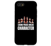 Losing Pieces Builds Character UK flag chess pieces Case for iPhone SE (2020) / 7/8