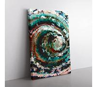 Losing The Light Abstract Canvas Print for Living Room Bedroom Home Office Décor, Wall Art Picture Ready to Hang, 76x50 cm (30x20 Inch) CAN3020-V1022-CK-2598