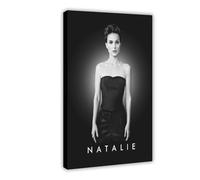 LOSJE Actress Natalie Portman Canvas Poster Wall Art Decor Print Picture Paintings for Living Room Bedroom Decoration 12x18inch(30x45cm)