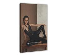 LOSJE Actress Natalie Portman Canvas Poster Wall Art Decor Print Picture Paintings for Living Room Bedroom Decoration 16x24inch(40x60cm)