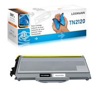 LOSMANN 1 x Toner Compatible as a replacement for Brother TN-2120, TN2120 for Brother DCP-7030, DCP-7040, DCP-7045N, HL-2140, HL-2150N, HL-2170, HL-2170W, MFC-7320, MFC-7340, MFC-7440N, MFC-7840N, MFC