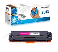 LOSMANN 201X Toner Cartridges Replacement for HP CF403X 201A CF403A for HP Color LaserJet Pro M252dn M252dw M252n M270 Series M274dn M274n MFP M270 Series MFP M277c6 MFP M277dw MFP M277n (1 Magenta)
