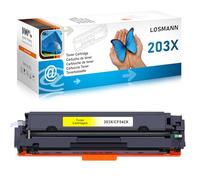 LOSMANN 203X Toner Compatible with HP 203X CF542X 203A CF542A for HP Color Laserjet Pro MFP M281fdw MFP M280nw MFP M281cdw MFP M281fdn , HP Color Laserjet Pro M254dw M254dn M254nw (Yellow)