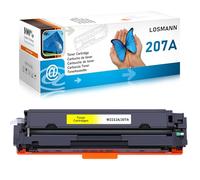 LOSMANN 207A W2212A con chip toner compatibile con HP 207A 207X W2212X di ricambio per HP MFP M283fdw M255dw M282nw M283fdn M255nw (giallo)