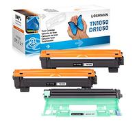 LOSMANN Compatible Drum & Toner Cartridge Replacement for Brother TN1050 TN-1050 for Brother DCP-1610W DCP-1510 HL-1210W MFC-1810 HL-1212W HL-1112 HL-1110 MFC-1910W DCP-1612W DCP-1512 (3-Pack)