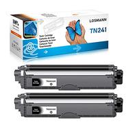 LOSMANN Compatible Toner Cartridge Replacement for Brother TN-241 TN-245 for Brother DCP-9015CDW 9020CDW HL-3140CW 3150CDW 3170CDW 3142CW 3152CDW MFC-9130CW 9140CDN 9340CDW 9330CDW (2 Black)