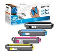 LOSMANN Compatible Toner Cartridge Replacement for Brother TN-241 TN-245 for Brother DCP-9015CDW 9020CDW HL-3140CW 3150CDW 3170CDW 3142CW 3152CDW MFC-9130CW 9140CDN 9340CDW 9330CDW (4-Pack)