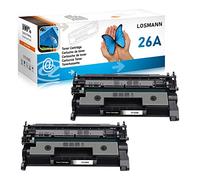 LOSMANN Compatible Toner Cartridge Replacement for HP 26X 26A CF226X CF226A for HP LaserJet Pro M402 M402dn M402n MFP M426dw M426fdw M426fdn M426 M402dw M402d (2 Black)