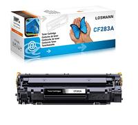 LOSMANN Compatible Toner Cartridge Replacement for HP CF283A 83A for HP LaserJet Pro MFP M120 M125a M125nw M125rnw M126a M126nw M127fn M127fp M128fp M128fw M201dw M201n M202dw M202n M225dn (1 Black)